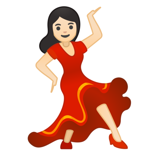 Dancing woman emoji