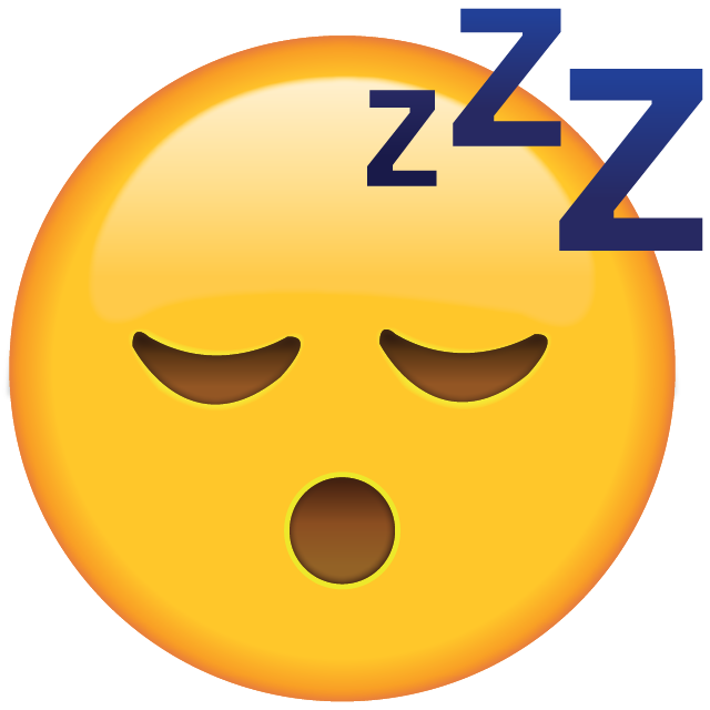 Sleeping emoji